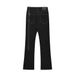 70s Retro Flared Jeans For Men – High-Waisted Wide Leg Bell Bottoms (S-XXL, Black)_mkmklike.com