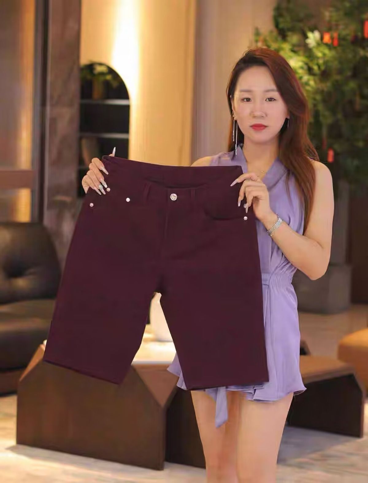 Men’s Premium Washed Cotton Denim Shorts – Slim Fit, Stretch Fabric, Mid-Thigh Length, Casual & Versatile (Sizes 28-38, Retro Colors,)_mkmklike.com