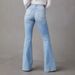 K New High Waisted Ripped Jeans, Women's Streetwear, Spicy Girls, Flared Pants, Long Pants_mkmklike.com