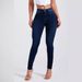 Women's Clothing Spring New Slim Fashion High Waist Elastic Skinny Jeans_mkmklike.com