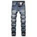 Men's Clothing Autumn/Winter New Men's Jeans, Personality, Nostalgic, Zipper Decoration, Jeans, Trendy Men_mkmklike.com