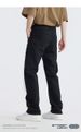 Men's Retro Bootcut Jeans – Korean Style Washed Denim With Rivet Stitching (Black, S-XL)_mkmklike.com