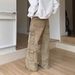 Vintage Multi-Pocket Cargo Jeans For Teens - Distressed Loose Fit Straight Leg Pants (Black Grey, Khaki, Black)_mkmklike.com