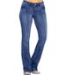 Women's Denim Vintage Y2K Low Waist Flared Trousers_mkmklike.com