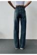 Women’s Classic High-Waisted Flared Jeans – Vintage Blue Wash, Comfortable Cotton Blend, Office & Casual Styling (Sizes 25-32)_mkmklike.com