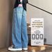 Men's Clothing Spring New American High Street Style Paint Splatter Denim Jeans Men's Straight Leg Pants_mkmklike.com