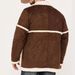 2024 Foreign Trade Men's Fleece-Lined Jacket Thickened Autumn Winter British Style Turn-Down Collar Shearling_mkmklike.com