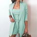Women's Clothing solid color vest blazer fashion style high waist shorts three-piece _mkmklike.com