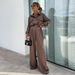 Women's Clothing suits for women Spring and autumn long-sleeved temperament loose trousers women's two-piece suits_mkmklike.com