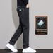 Jeans Men's Thickened Slim-fit Straight Casual Elastic Pants Men's Pants_mkmklike.com