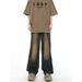 Nordmann American Retro Jeans For Men With Design Sense, Distressed Washed Casual Pants, Autumn And Winter High Street Loose_mkmklike.com