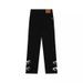 Men’s Classic Black Workwear Jeans – Slim Straight-Leg Denim Pants With Stretch, Mid-Rise Casual Trousers For Teens & Young Adults_mkmklike.com