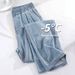 Retro High Waist Straight Leg Tencel Denim Jeans for Women Summer Style Loose Thin Wide Leg Yamamoto Pants_mkmklike.com