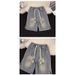 Men's Ripped Denim Shorts American High Street Style Loose Straight Washed Casual Sports Old Fashioned Versatile_mkmklike.com