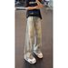 BOY Cleanfit Ink Splash Tie-Dye Jeans For Men Trendy Vintage Washed Loose Casual Versatile Straight-Leg Pants_mkmklike.com