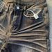 Cleanfit Washed Denim Jeans Classic Straight Leg Subtle Whiskering Distressed Detailing Men's Clothing_mkmklike.com