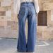 Women's Clothing Retro Wide Leg Jeans Spring New Long Straight High Waist Casual Pants For Women_mkmklike.com