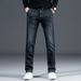 Men's Stretch Straight Jeans Men's Fattened Plus Size Casual Jeans Slim Fit Fashion Business Jeans Men's_mkmklike.com