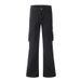 American High Waist Stretch Slightly Flared Jeans Women Spring And Autumn Slimming All-Match Drape Overalls Long Pants_mkmklike.com
