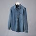 Workwear Long Sleeved Denim Shirt Men's Loose Casual Autumn New Style Shirt Jacket Trendy Men_mkmklike.com