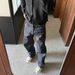 16oz Raw Selvedge Denim Jeans - Classic Straight Fit, Mid-Rise, Non-Stretch, Retro Indigo Blue For Men_mkmklike.com