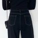 Women's High Waist Wide Leg Jeans – Black Korean Style Stretch Denim, Straight Fit, Comfortable & Slimming (S-2XL)_mkmklike.com