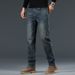 Men's Jeans Autumn And Winter New Nostalgic Retro Business Loose Straight Trousers Quality High Waist Fashion Men's Trousers_mkmklike.com