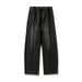Men's Distressed Retro Split Design Washed Scimitar Jeans High Street Style Straight Loose Casual Long Pants Spring Fashion_mkmklike.com