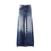 Men's Clothing American High Street Unisex Retro Men's Punk Street Distressed 3D Digital Print Jeans - Washed Vintage Wide Leg Straight Denim Pants_mkmklike.com