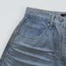 Color Block Spray Paint Vintage Dirty Denim Scimitar Men's Trendy High Street Wasteland Style Loose Wide Leg Straight_mkmklike.com