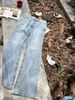 Men's Clothing Paris Bootcut Ice Blue Black Gray Natural Washed Flared Trousers Jeans_mkmklike.com