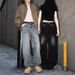 Men's Clothing High Street Washed Distressed Jeans Men's Spring And Summer New Straight Wide Leg Trousers_mkmklike.com