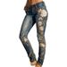 3d Floral Print Jeans For Women – Vibrant & Artistic Streetwear Staple (S-5xl, Multiple Colors) Fashion Trends_mkmklike.com