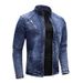 Loom 2022 Spring Autumn New Men's Jacket Trendy European And American Style Casual Stretch Washed Denim Top_mkmklike.com