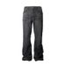 Men's Summer Thin American High Street Vibe Washed Holes Trendy Brand Loose Straight Casual Trousers_mkmklike.com