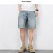 Men's Clothing Men's Blue Denim Shorts Casual Summer Thin Loose Trendy Style 5 Point Mid Waist Pants For Formal & Casual_mkmklike.com