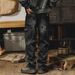 Men's Heavyweight Retro Overalls Pants Loose Large Size Straight Wide Leg Jeans For Autumn_mkmklike.com
