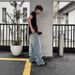 Men's Distressed Blue Jeans – Vintage Washed Relaxed Fit Denim Pants With Lightning Fade & Streetwear Style (L, XL, 2XL, 3XL)_mkmklike.com