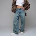 Classic Washed Denim Jeans For Women – High-Quality Cotton Mid-Rise Relaxed Fit Pants – Vintage Blue Casual Trousers_mkmklike.com
