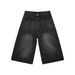 Men's Clothing Trendy Denim Shorts Men's Denim Shorts – Classic 7-Inch Streetwear Cut In Distressed Blue/Black (S-3XL, Non-Stretch Cotton)_mkmklike.com