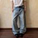 Cleanfit Washed Bamboo Denim Jeans – High Street Wide Leg Drape Pants For Men & Women (Blue/Black, S-3XL)_mkmklike.com