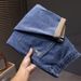 Summer Trendy Jeans Men's Washed Elastic Waist Thin Ice Silk Jeans Men's Fat Large Size Denim Trousers Men_mkmklike.com