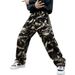 Men's Cross Border Exclusive Jeans Loose Straight Leg Camouflage Cargo Trousers American High Street Style Bestseller for Men_mkmklike.com