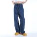 Men's Clothing Unisex Loose Straight Leg Jeans Mid Rise Casual Long Pants For Men Women Couple Outfits For Formal & Casual_mkmklike.com