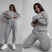 fashion suits for women long-sleeved loose round neck sweatshirt casual sports trousers_mkmklike.com
