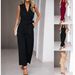 Women's clothing sleeveless jumpsuit women's spring and autumn foreign trade women's casual commuter trousers_mkmklike.com