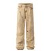 Post-Industrial Style Heavy-Duty Washed Vintage Jeans Hip-Hop Trend Men's Long Wrinkled Loose Straight-Leg Pants_mkmklike.com