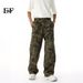 EF JEANS | 2025 New Product, American Retro Multi-pocket Splicing Design Straight Casual Camouflage Trousers_mkmklike.com