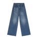 EF JEANS | 2024 New High Street Retro Old Wide Leg Pants Mopping Jeans Tide Straight Loose Dark Blue_mkmklike.com