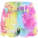 Women's Clothing Tie Dye Tassel Hem Hole Loose Women's Denim Shorts_mkmklike.com